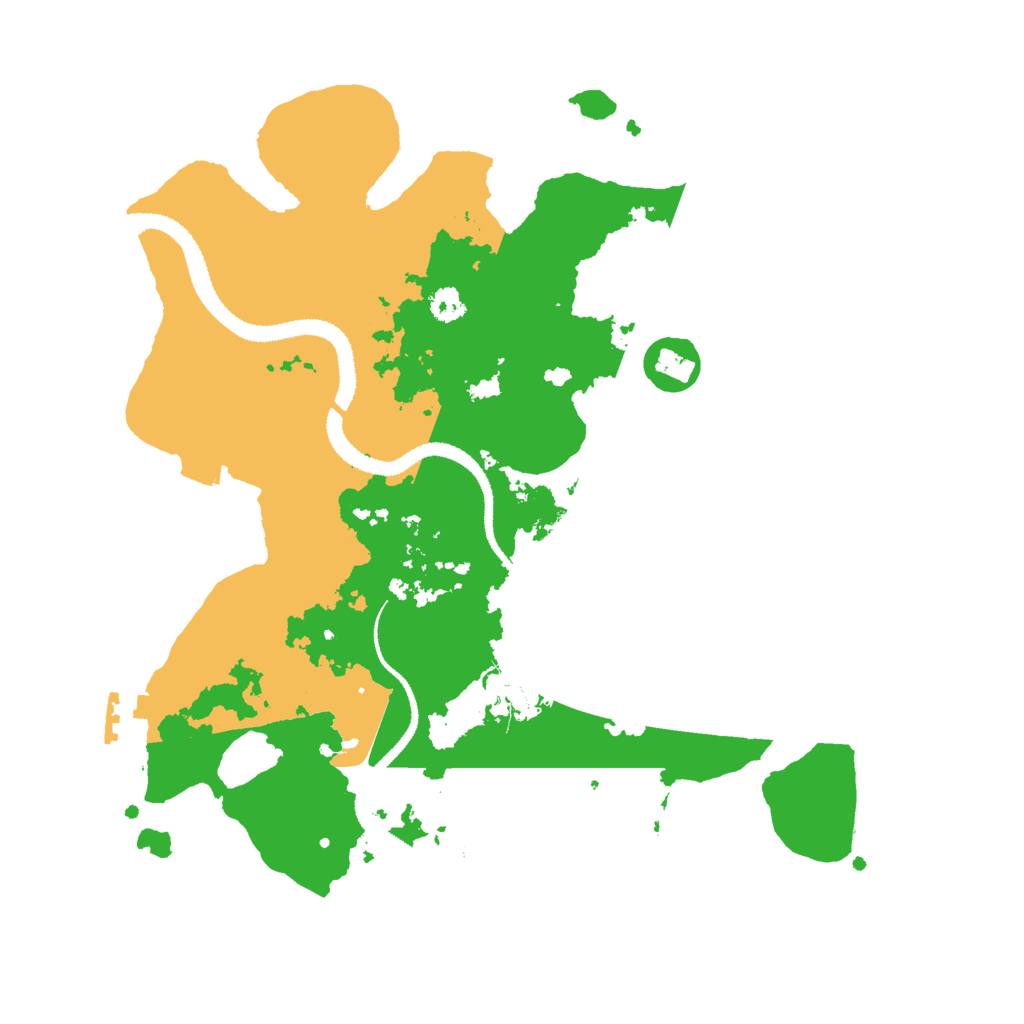 Biome Rust Map: Procedural Map, Size: 3000, Seed: 3286194