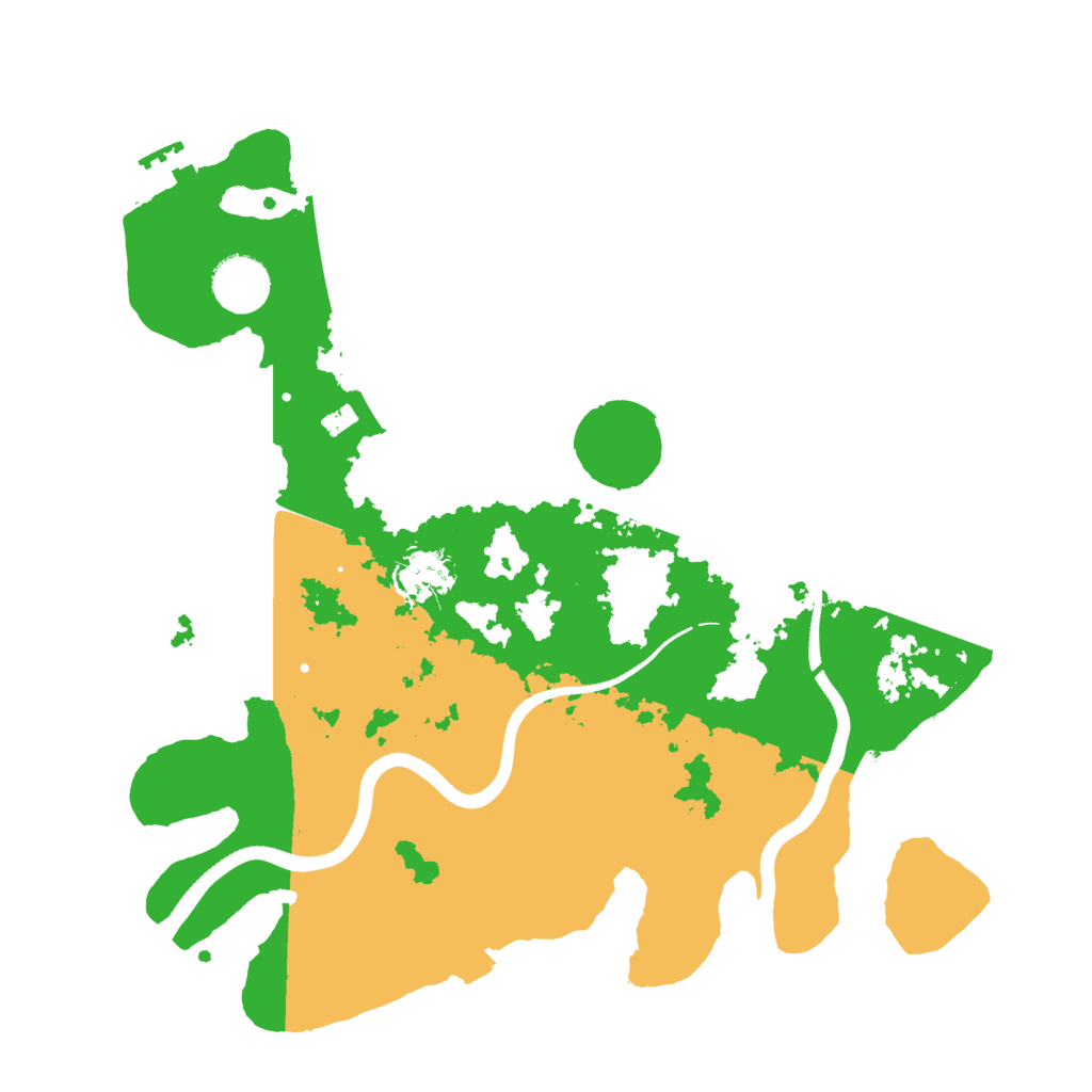 Biome Rust Map: Procedural Map, Size: 3500, Seed: 1870750145