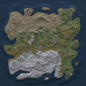 Thumbnail Rust Map: Procedural Map, Size: 4250, Seed: 4561748, 19 Monuments
