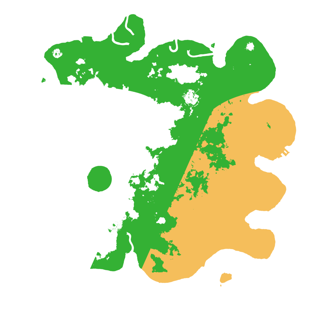 Biome Rust Map: Procedural Map, Size: 3500, Seed: 1331784283