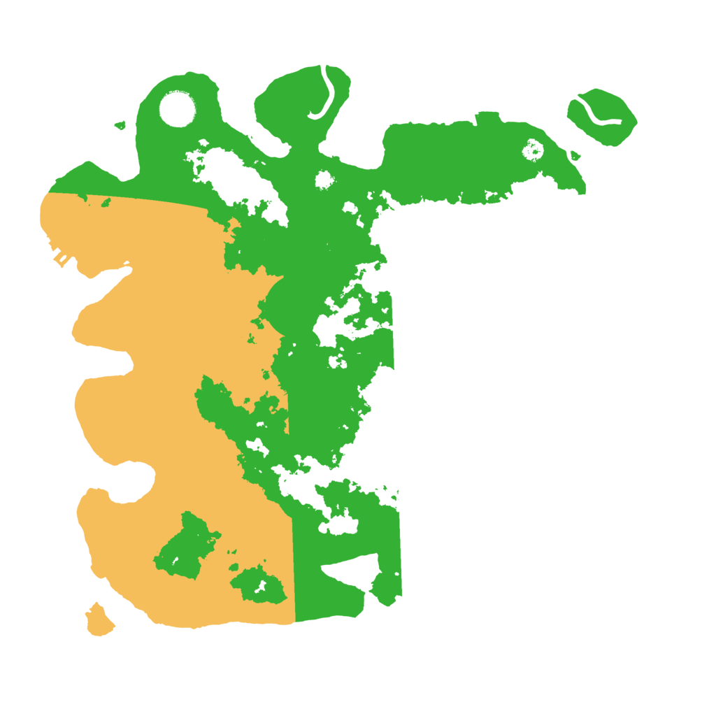 Biome Rust Map: Procedural Map, Size: 3500, Seed: 701000974