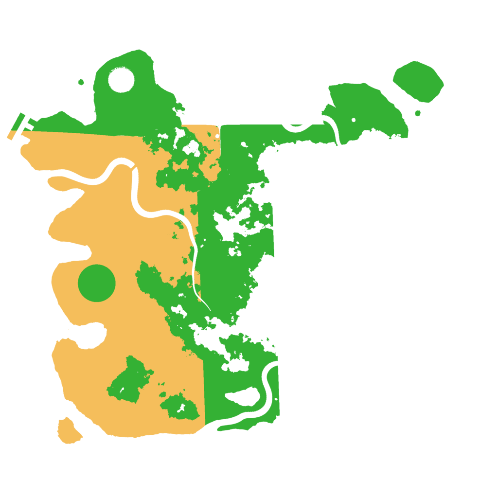 Biome Rust Map: Procedural Map, Size: 3500, Seed: 701000974