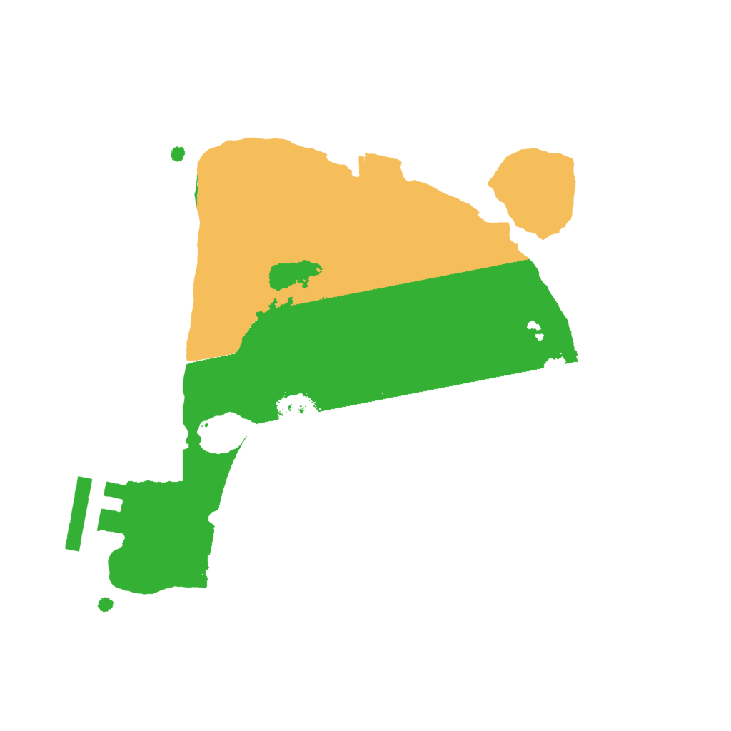 Biome Rust Map: Procedural Map, Size: 2000, Seed: 1698288182