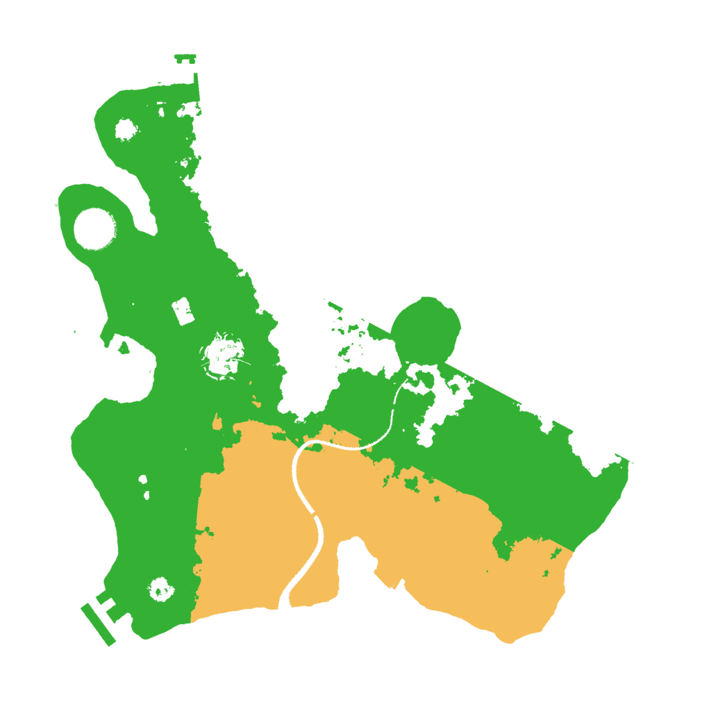 Biome Rust Map: Procedural Map, Size: 3000, Seed: 1831576930