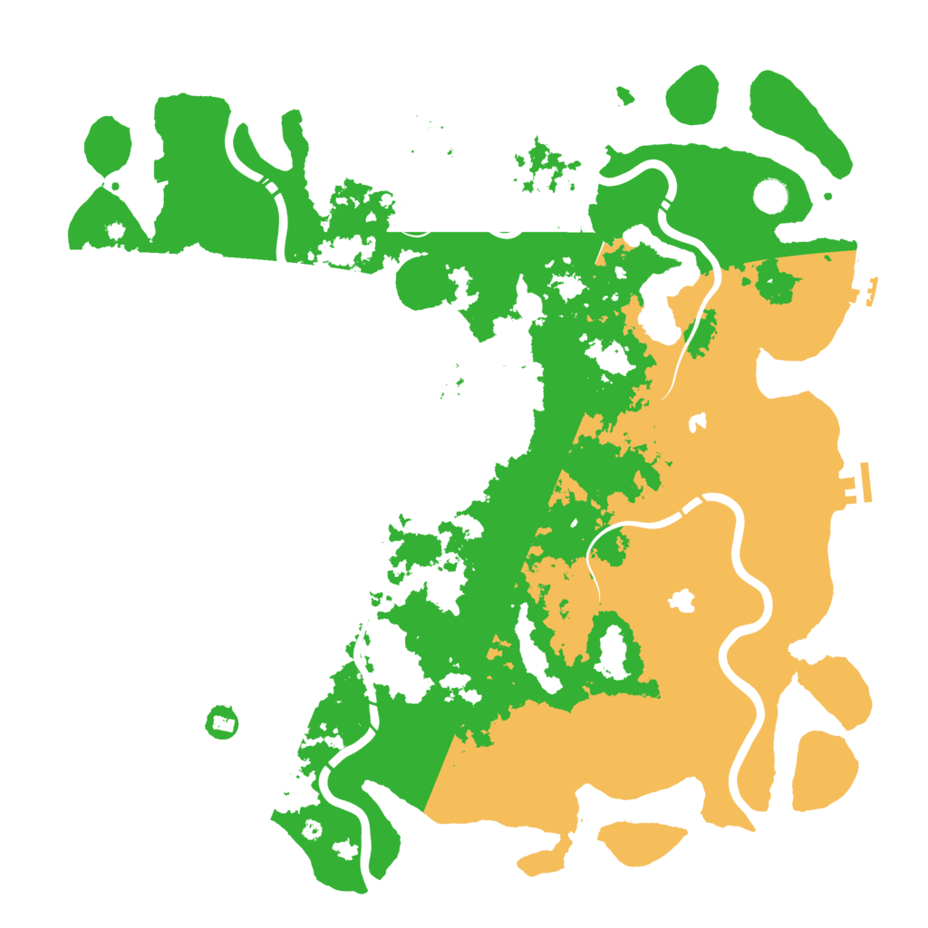 Biome Rust Map: Procedural Map, Size: 4700, Seed: 616667129