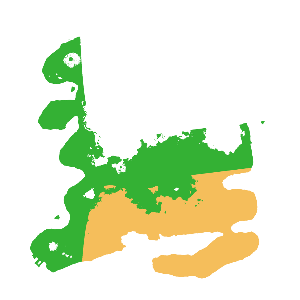 Biome Rust Map: Procedural Map, Size: 3000, Seed: 17925