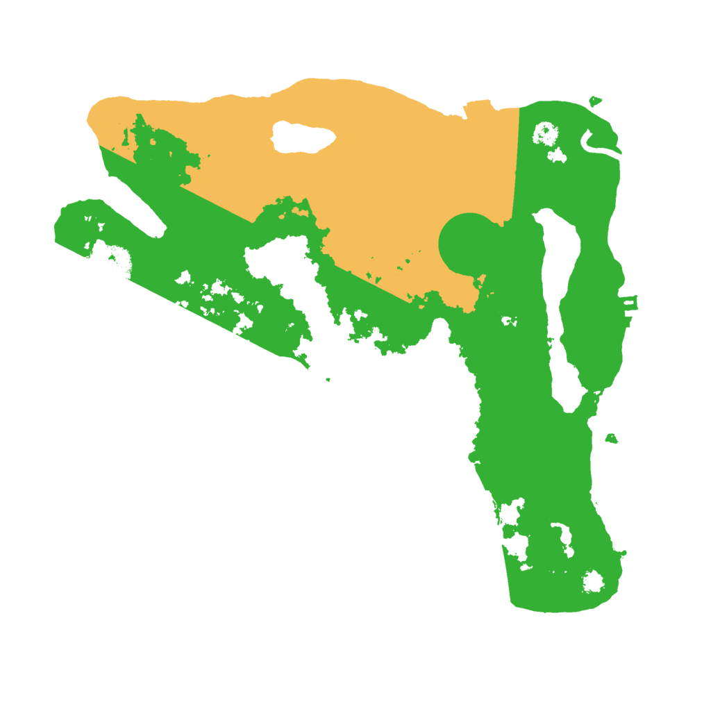 Biome Rust Map: Procedural Map, Size: 3000, Seed: 21123