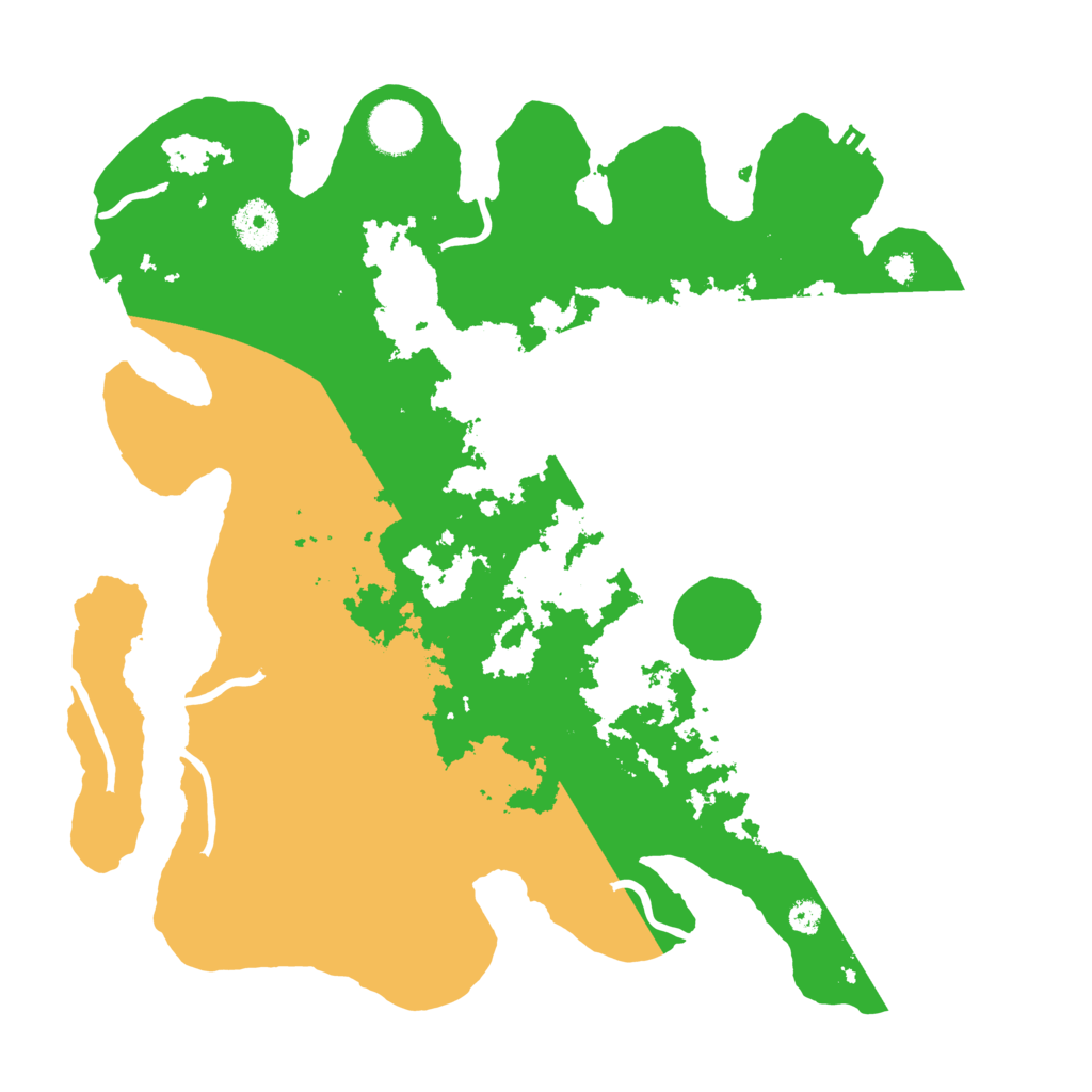 Biome Rust Map: Procedural Map, Size: 3500, Seed: 1964382846