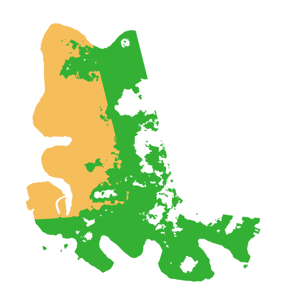 Biome Rust Map: Procedural Map, Size: 3500, Seed: 42138460