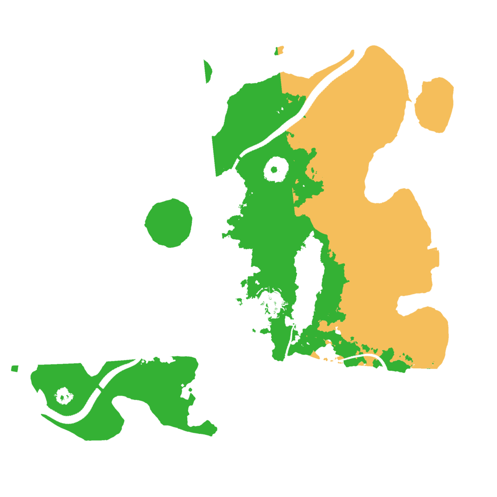Biome Rust Map: Procedural Map, Size: 3000, Seed: 1396613748