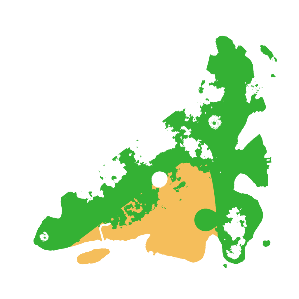 Biome Rust Map: Procedural Map, Size: 3500, Seed: 845666090