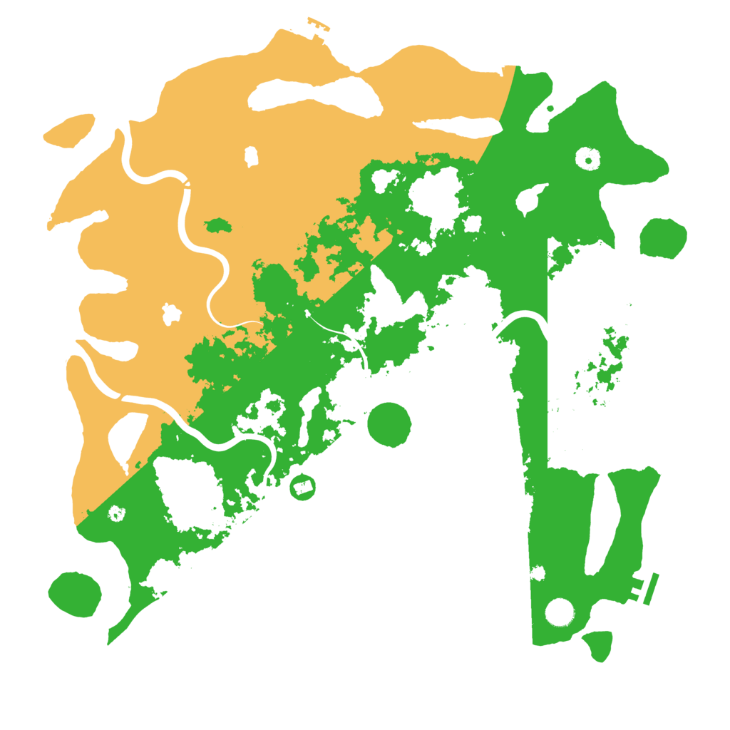 Biome Rust Map: Procedural Map, Size: 4500, Seed: 112248199