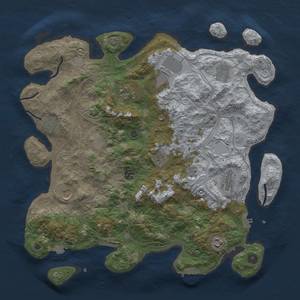 Thumbnail Rust Map: Procedural Map, Size: 4250, Seed: 2101257298, 19 Monuments