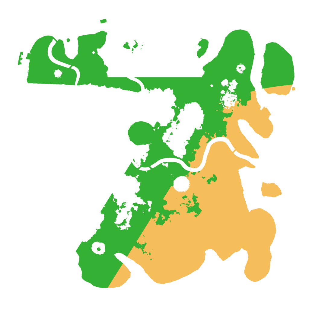 Biome Rust Map: Procedural Map, Size: 3500, Seed: 1650253640