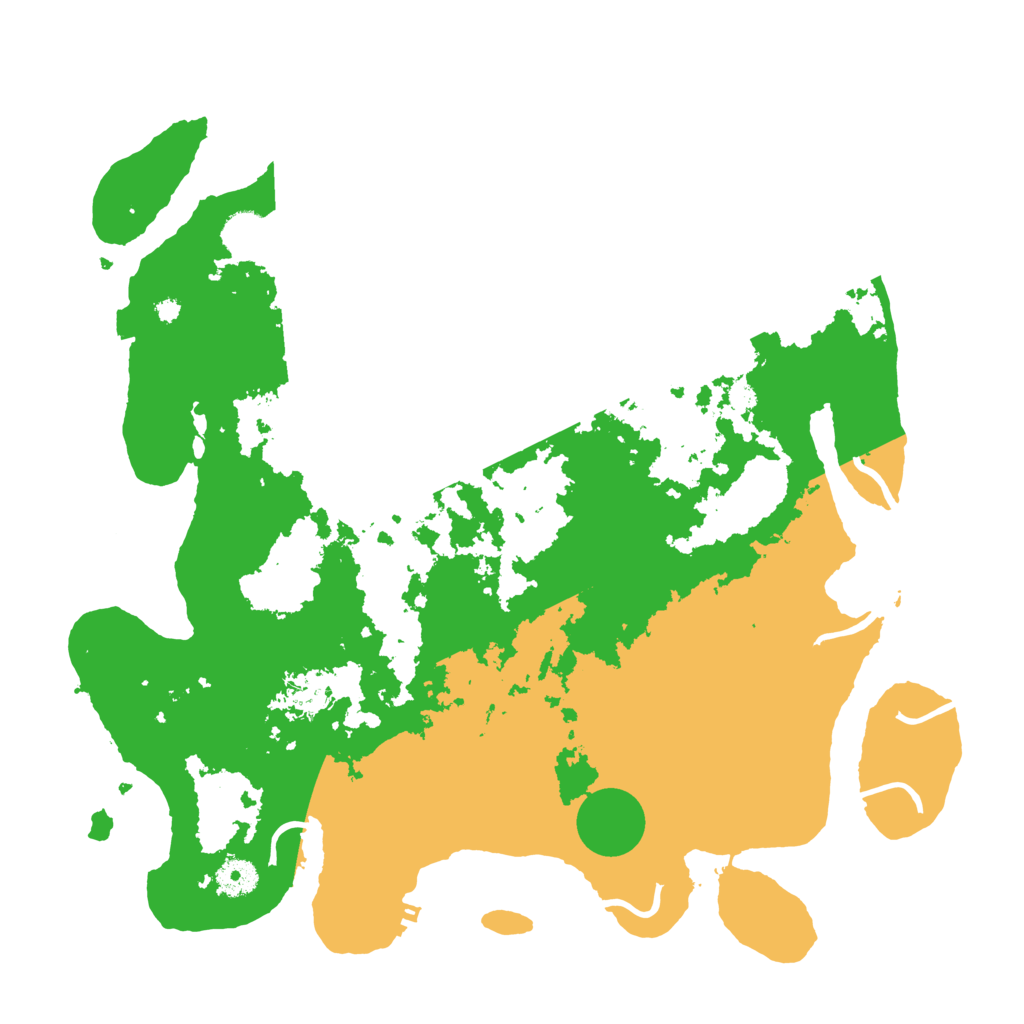 Biome Rust Map: Procedural Map, Size: 3950, Seed: 46037792