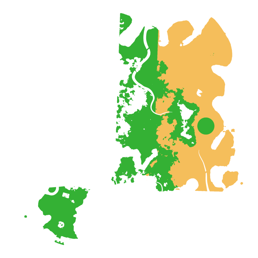 Biome Rust Map: Procedural Map, Size: 4000, Seed: 456171259