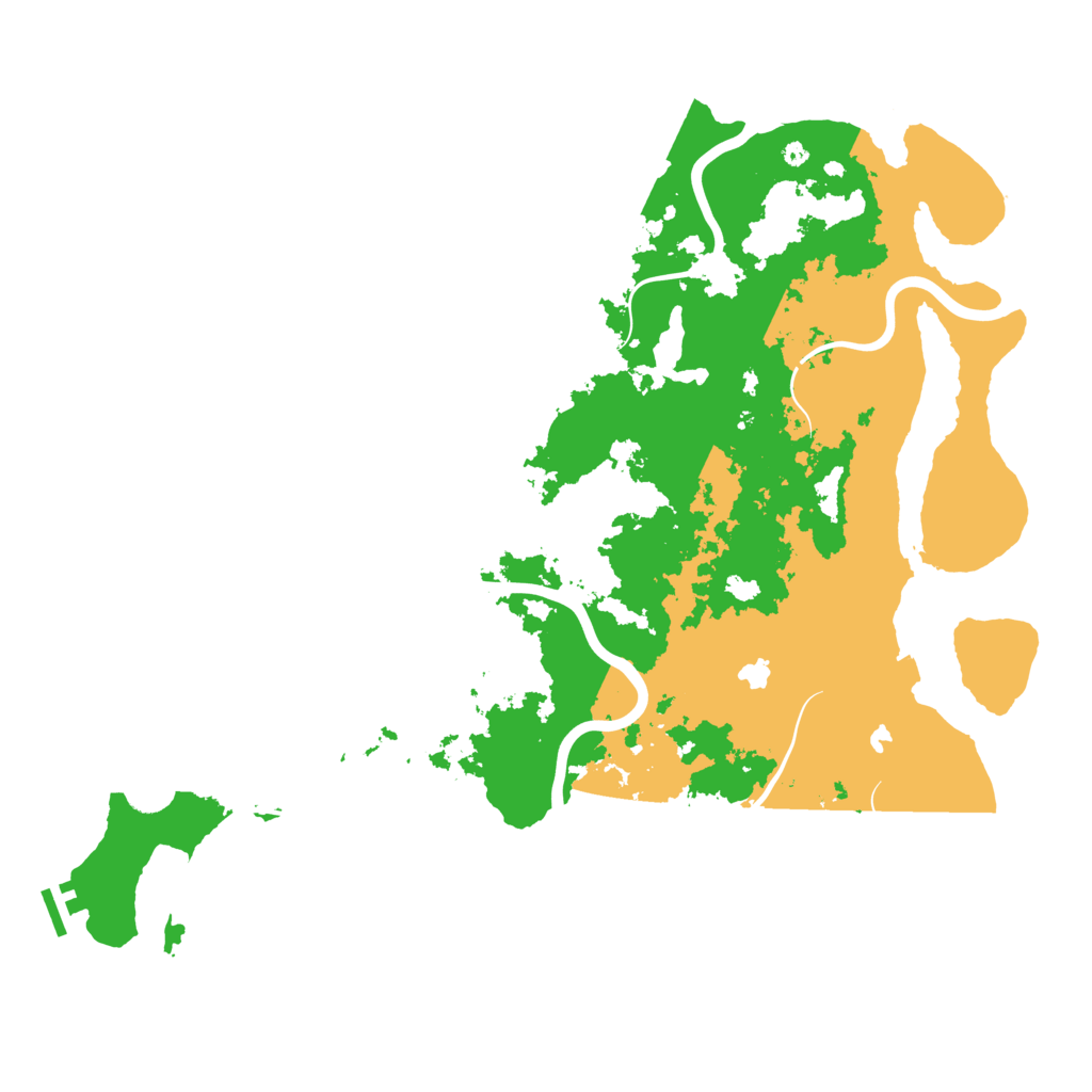 Biome Rust Map: Procedural Map, Size: 4500, Seed: 1801819428