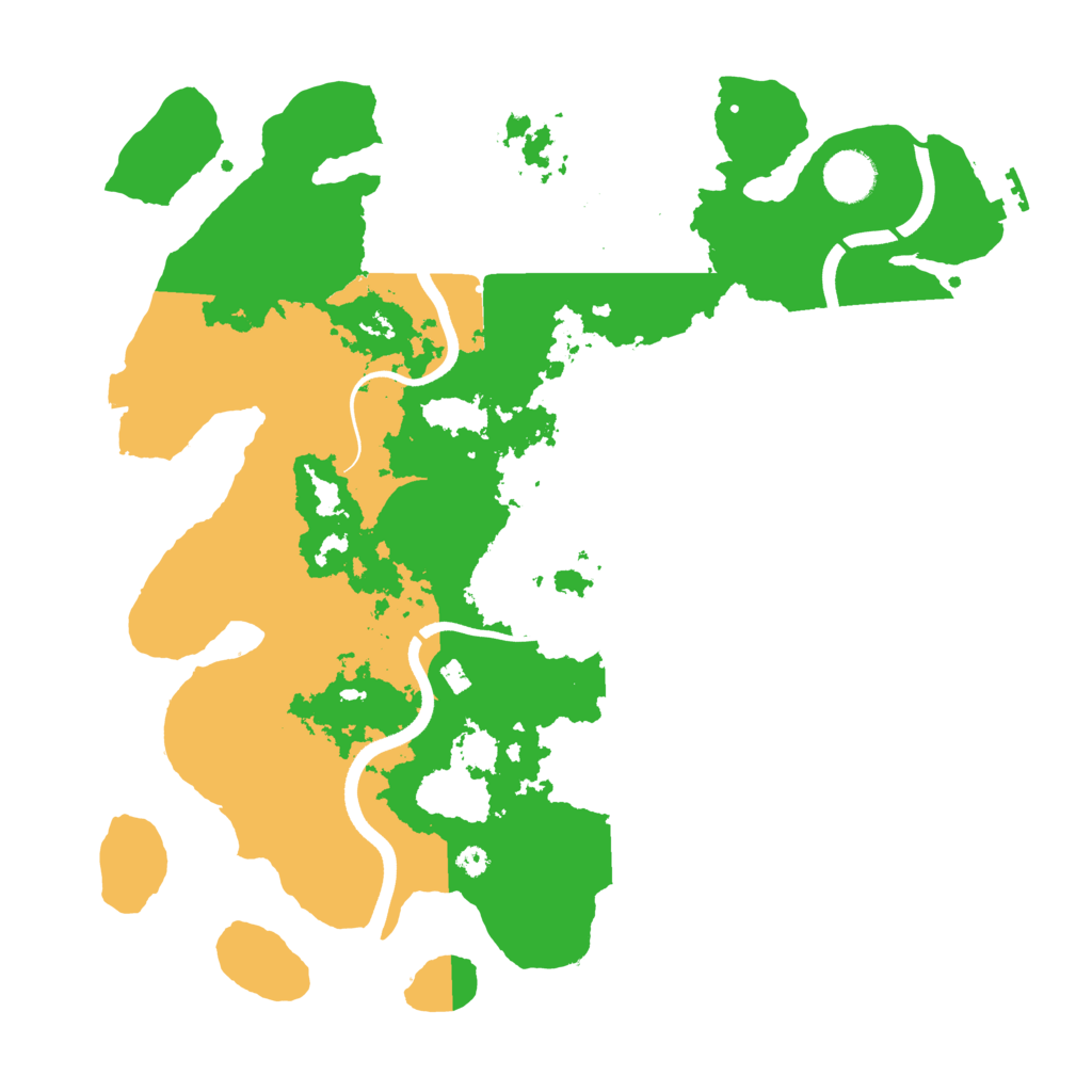 Biome Rust Map: Procedural Map, Size: 3700, Seed: 1451702364