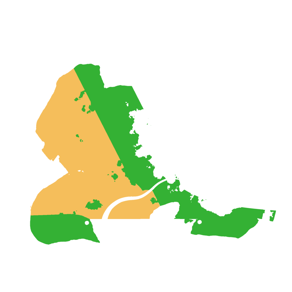 Biome Rust Map: Procedural Map, Size: 2100, Seed: 1393319391