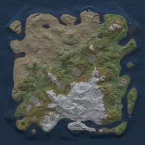 Thumbnail Rust Map: Procedural Map, Size: 4250, Seed: 1862191202, 19 Monuments