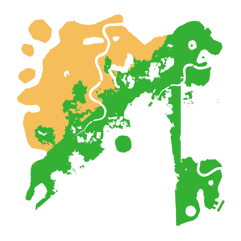 Biome Rust Map: Procedural Map, Size: 4000, Seed: 250717353