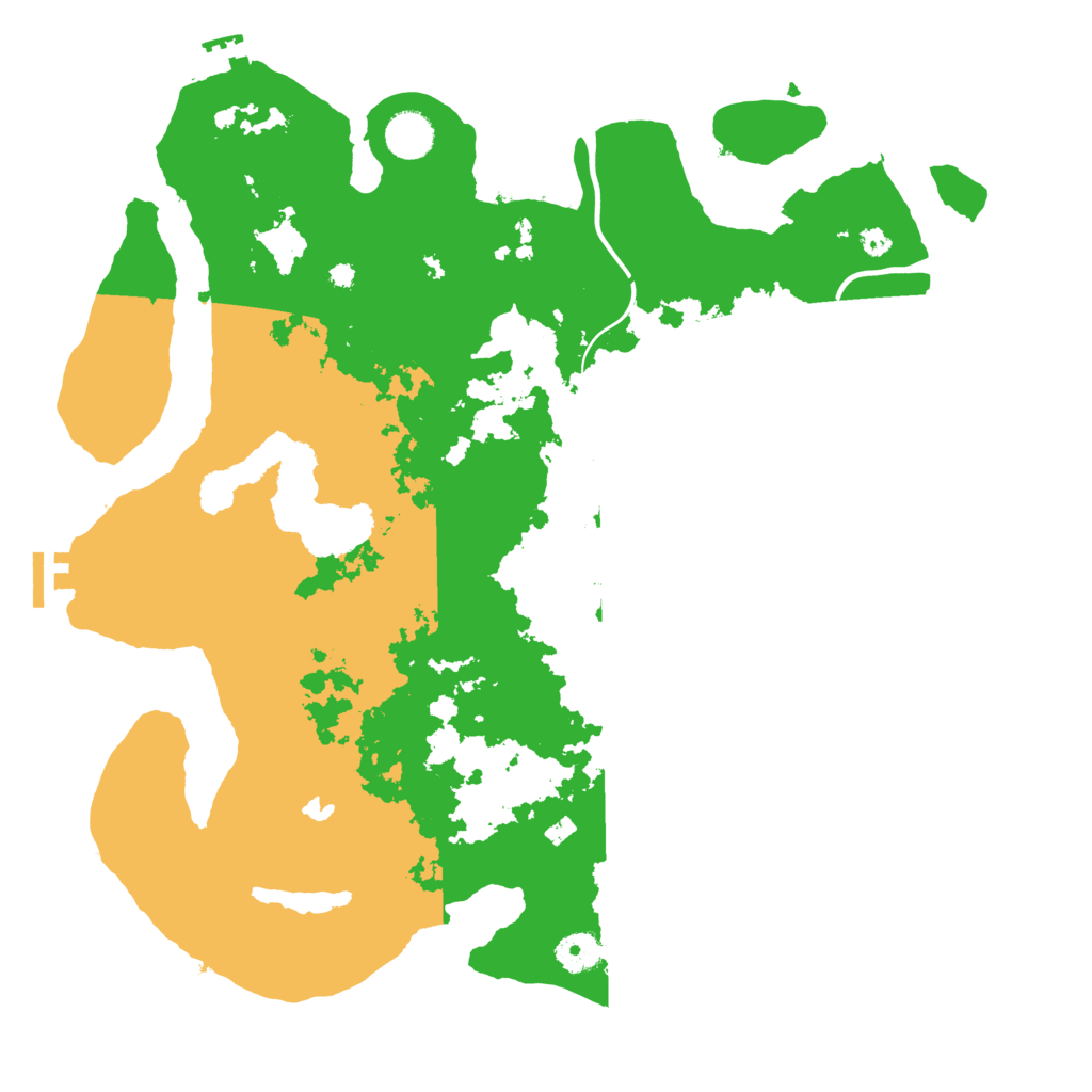 Biome Rust Map: Procedural Map, Size: 4000, Seed: 954878159