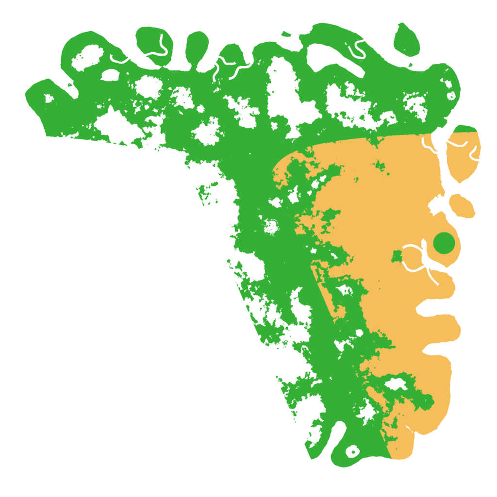 Biome Rust Map: Procedural Map, Size: 6000, Seed: 69352