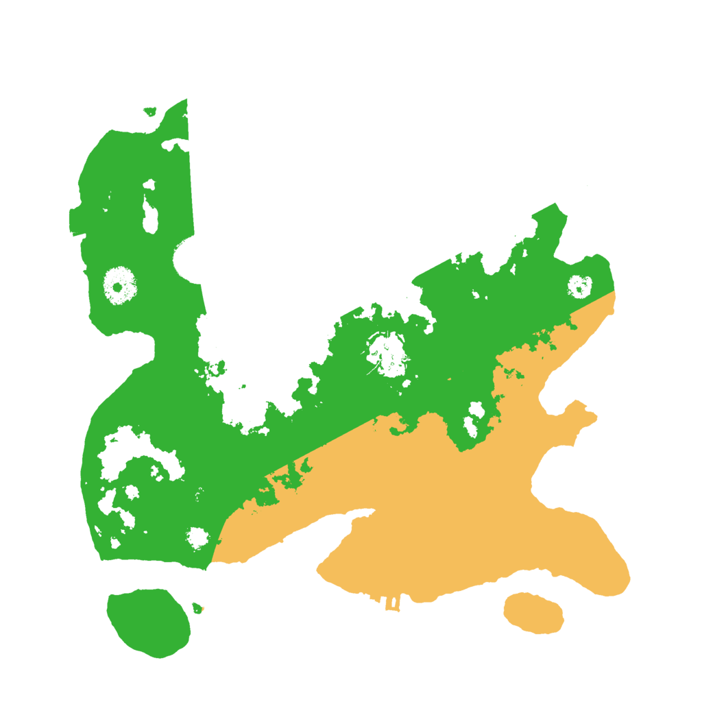 Biome Rust Map: Procedural Map, Size: 3000, Seed: 203697148