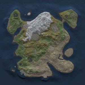 Thumbnail Rust Map: Procedural Map, Size: 2850, Seed: 32108929, 11 Monuments