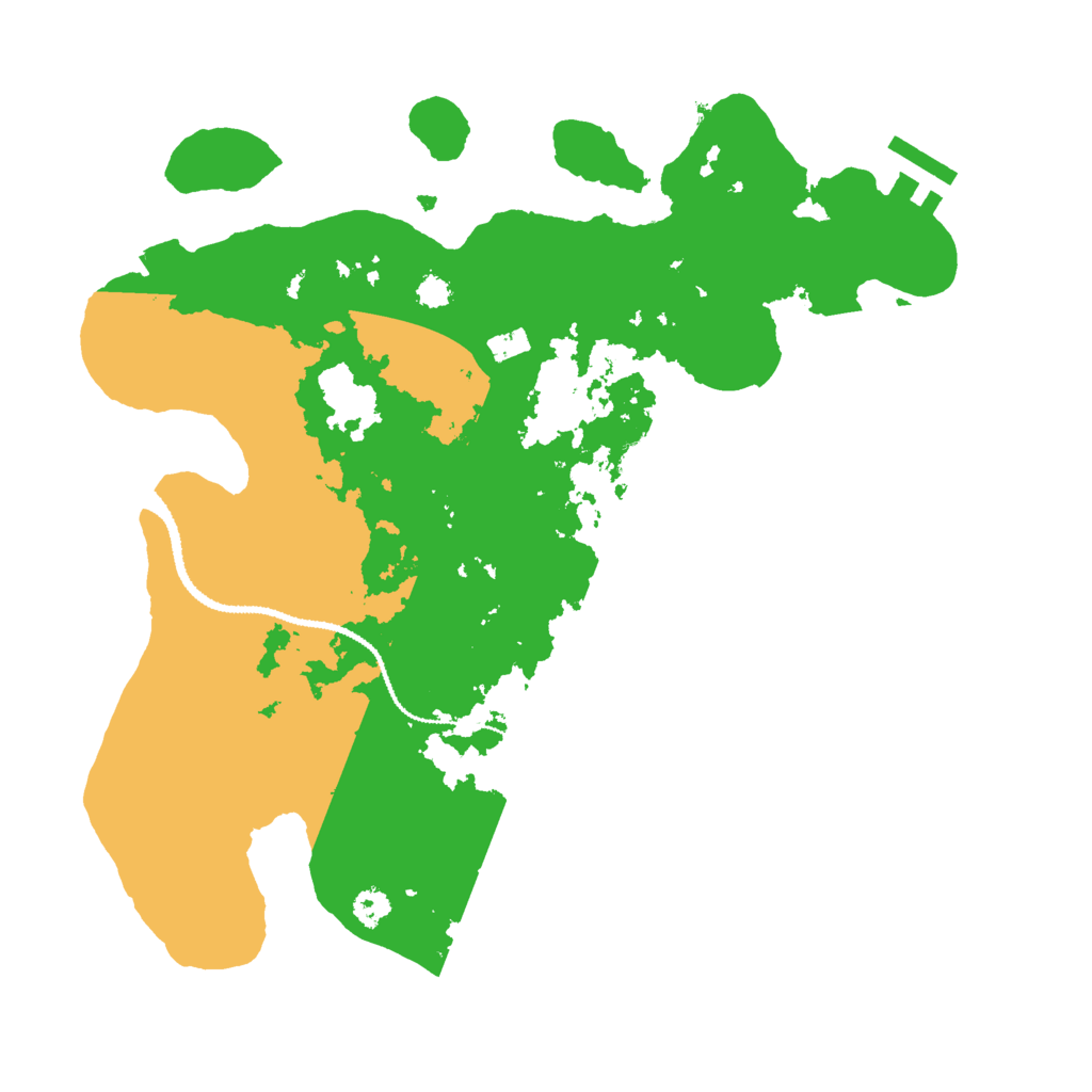 Biome Rust Map: Procedural Map, Size: 3000, Seed: 2116774381