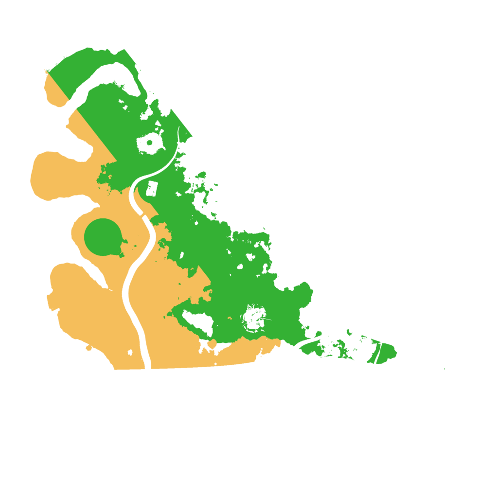 Biome Rust Map: Procedural Map, Size: 3500, Seed: 1484290880