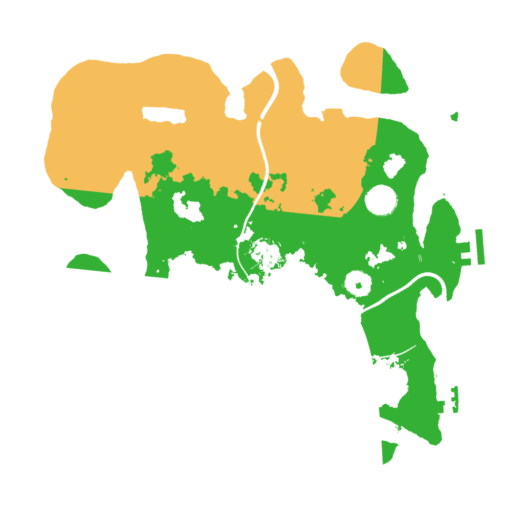 Biome Rust Map: Procedural Map, Size: 3000, Seed: 20344