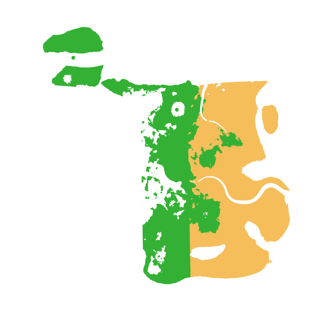 Biome Rust Map: Procedural Map, Size: 3300, Seed: 1669064839