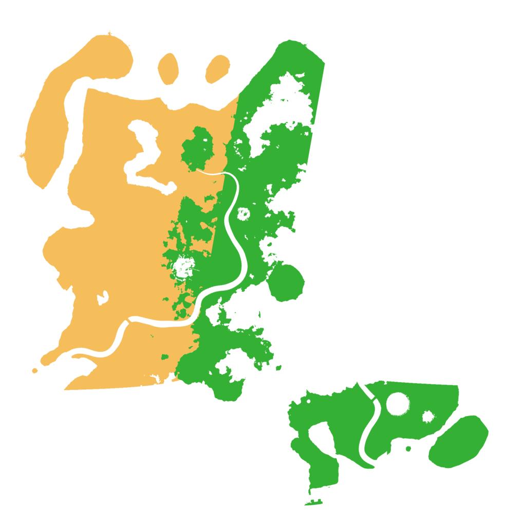 Biome Rust Map: Procedural Map, Size: 4000, Seed: 3513585