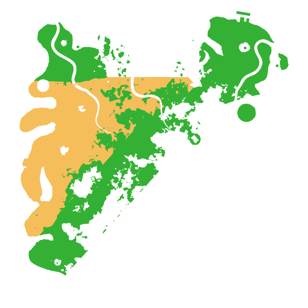 Biome Rust Map: Procedural Map, Size: 4500, Seed: 501473573