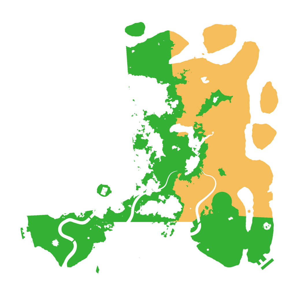 Biome Rust Map: Procedural Map, Size: 4000, Seed: 441359781