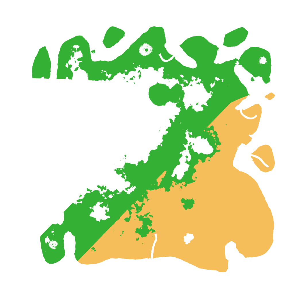 Biome Rust Map: Procedural Map, Size: 3600, Seed: 21506