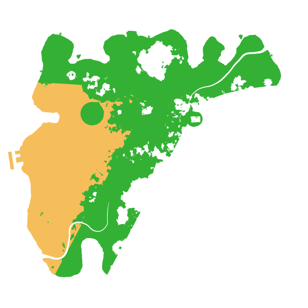 Biome Rust Map: Procedural Map, Size: 3500, Seed: 1113712373