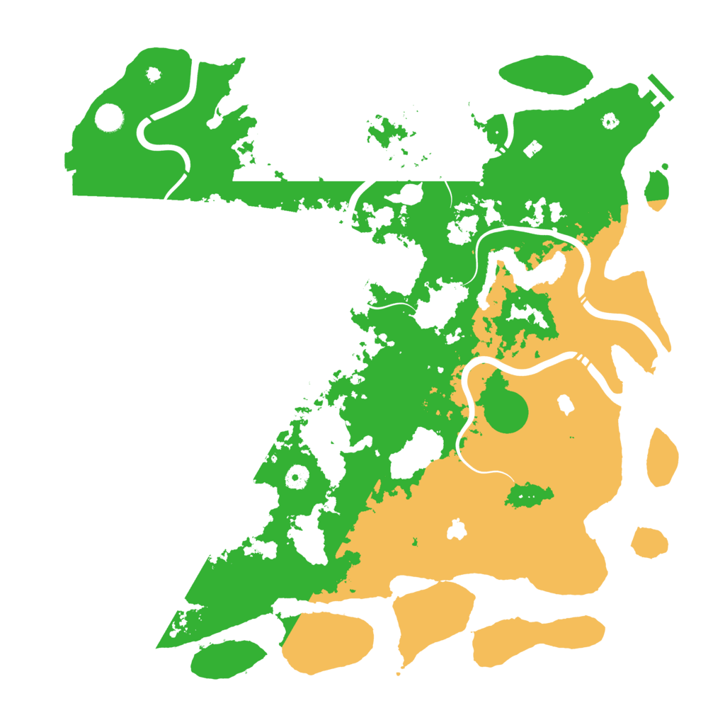 Biome Rust Map: Procedural Map, Size: 4500, Seed: 1102221308