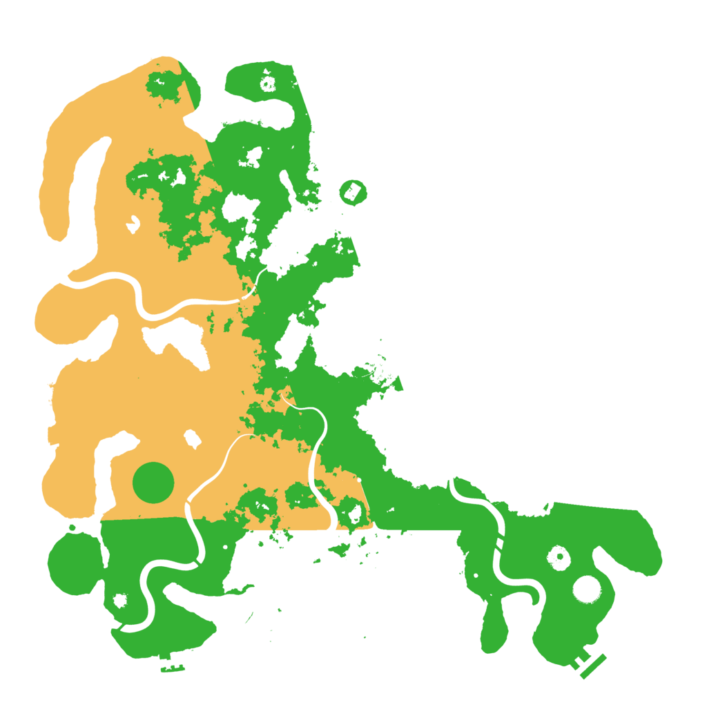 Biome Rust Map: Procedural Map, Size: 4500, Seed: 4100