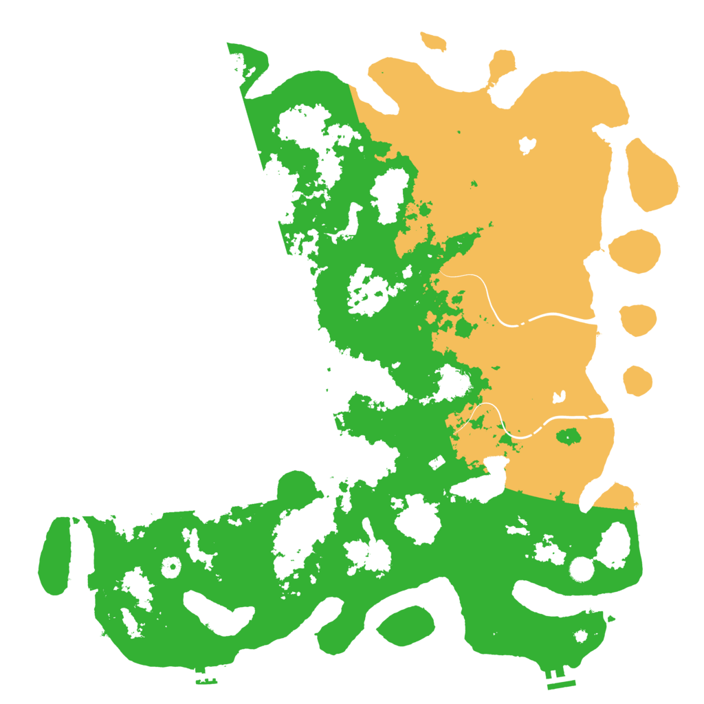 Biome Rust Map: Procedural Map, Size: 5000, Seed: 340436869