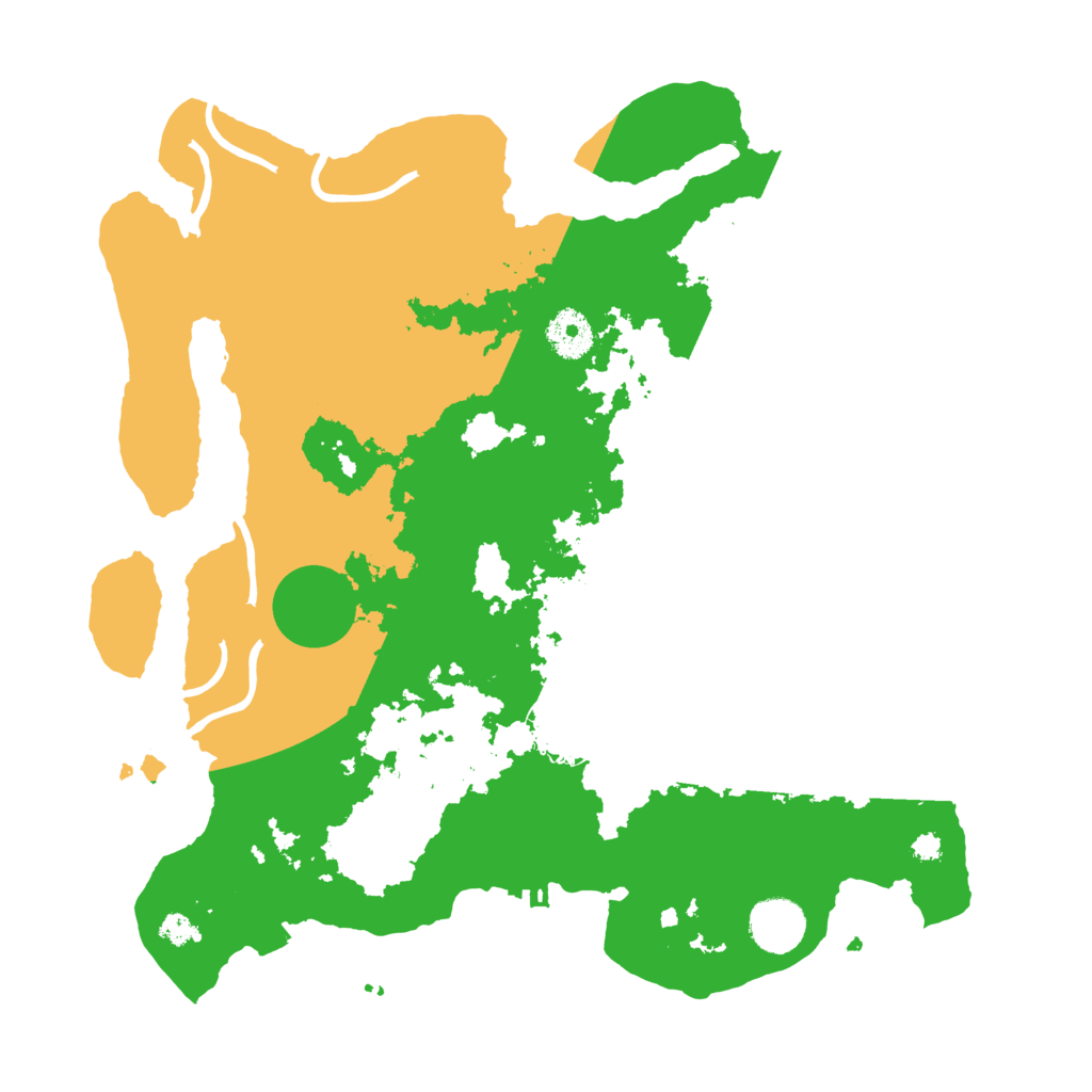 Biome Rust Map: Procedural Map, Size: 3500, Seed: 28006