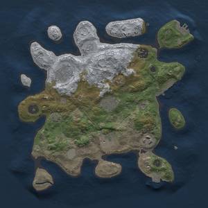 Thumbnail Rust Map: Procedural Map, Size: 3000, Seed: 811637978, 13 Monuments