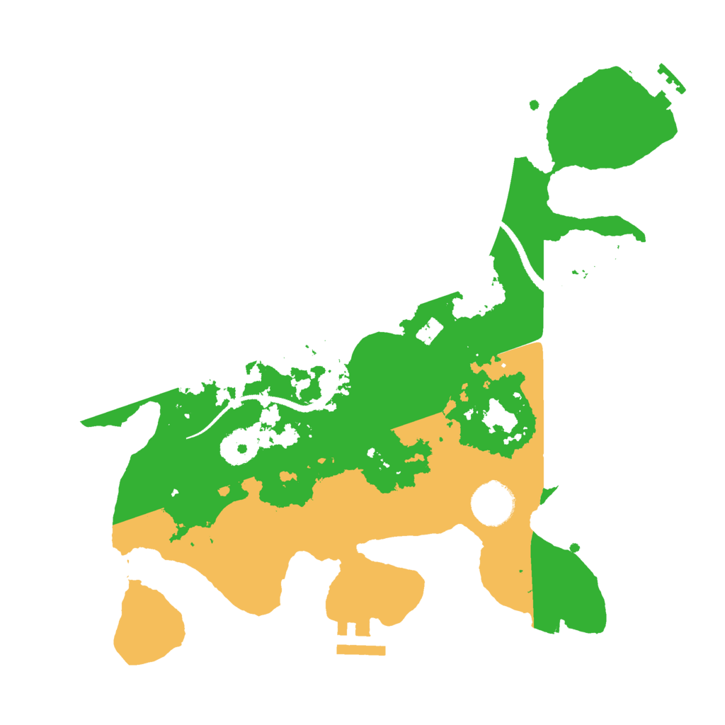 Biome Rust Map: Procedural Map, Size: 3000, Seed: 811637978