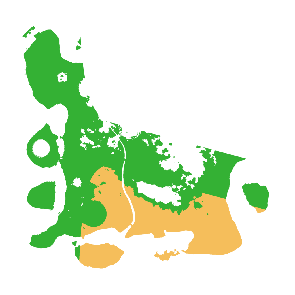 Biome Rust Map: Procedural Map, Size: 3000, Seed: 1789596398