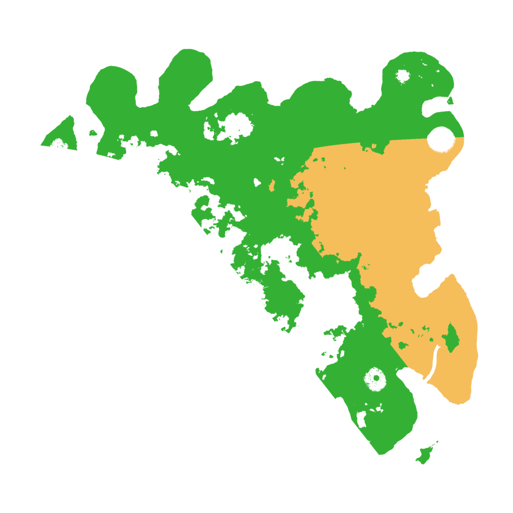 Biome Rust Map: Procedural Map, Size: 3500, Seed: 927812070