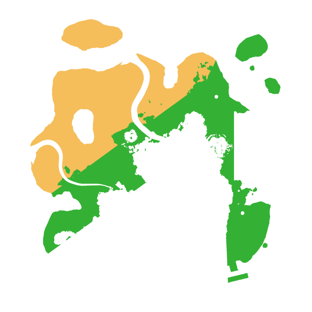 Biome Rust Map: Procedural Map, Size: 2500, Seed: 1797863732