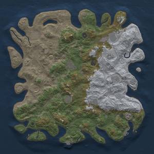 Thumbnail Rust Map: Procedural Map, Size: 4500, Seed: 1308497701, 18 Monuments