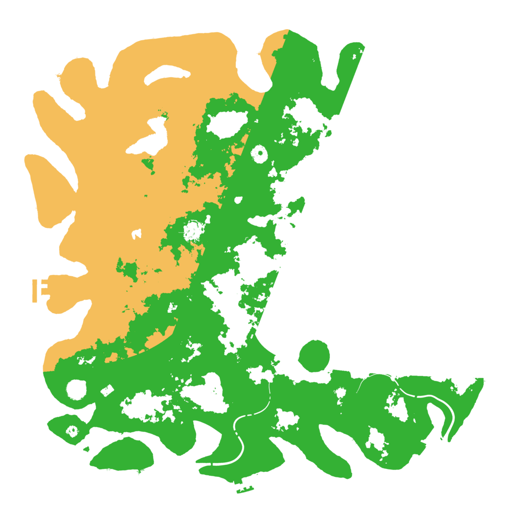 Biome Rust Map: Procedural Map, Size: 4500, Seed: 1308497701