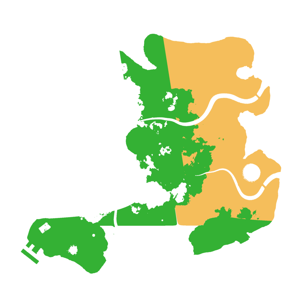 Biome Rust Map: Procedural Map, Size: 3000, Seed: 1275983319